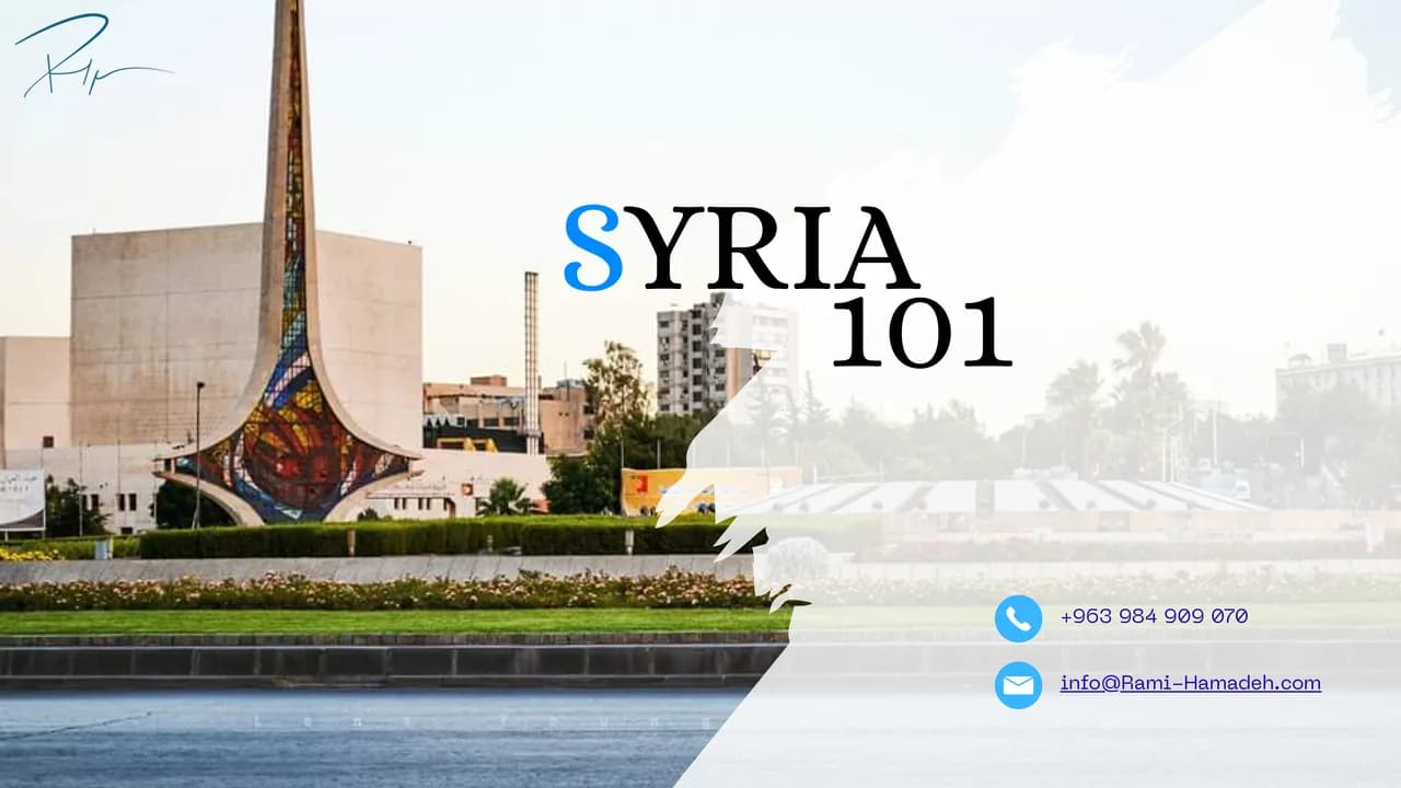 Cover of Syria 101